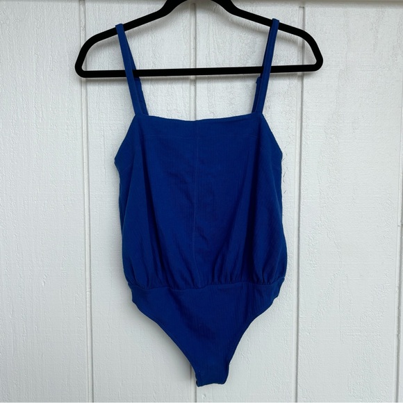 Free People Intimately Marissa Bodysuit in Blue Small - Picture 2 of 10